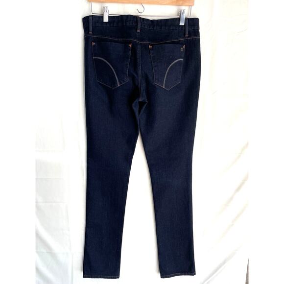 JOE'S Cigarette Fit Dark Wash Denim Jeans Size 30 Mid Rise Straight Leg Classic - Picture 8 of 15